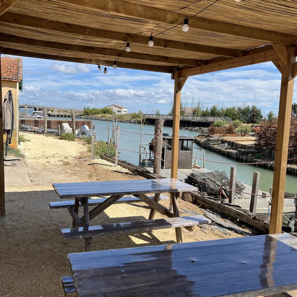 Cabane à églades et huîtres